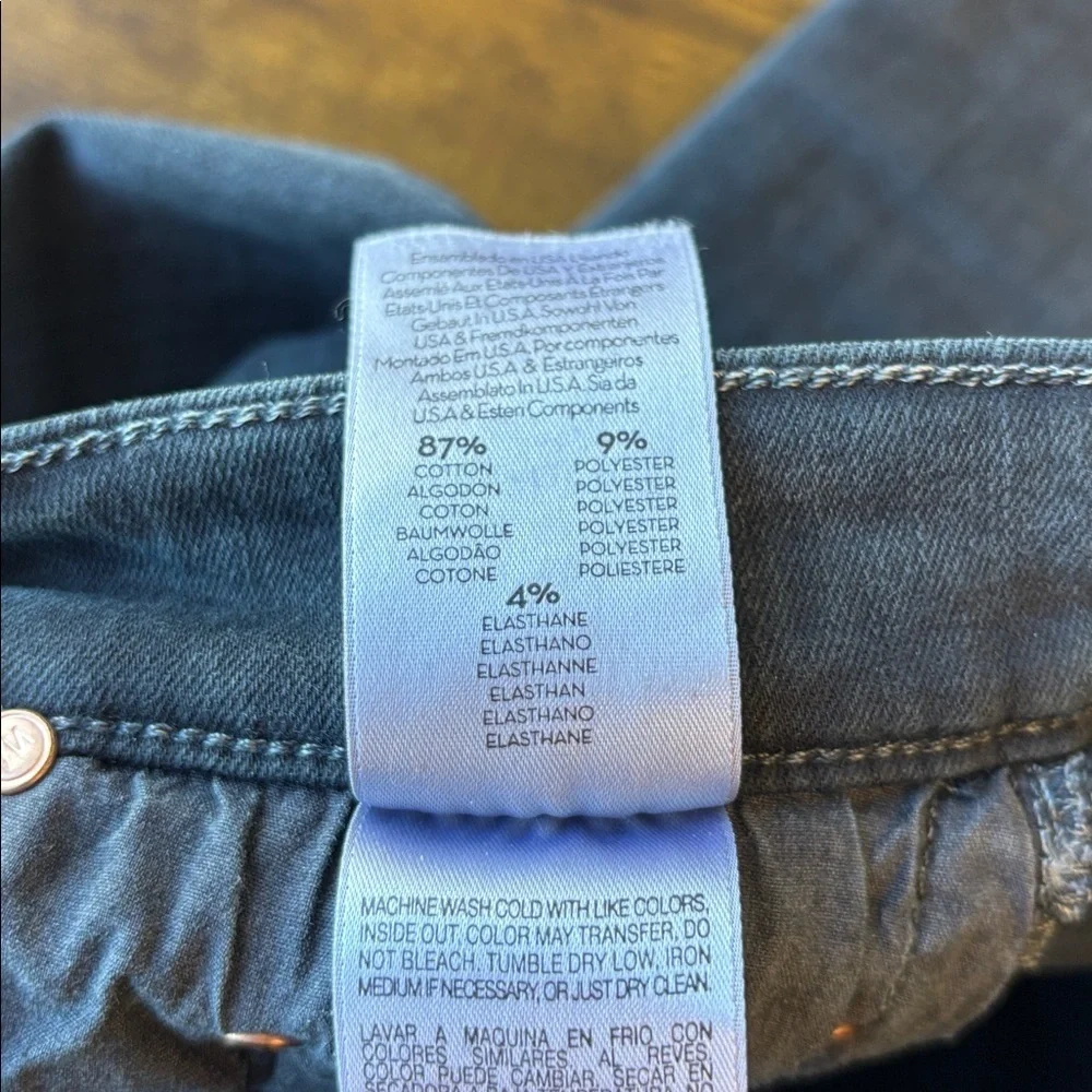 MOTHER Insider Crop Step Fray Jeans 25 faded black